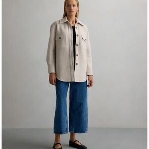 NWT Quince 100% Wool‎ Shirt Jacket Size XS